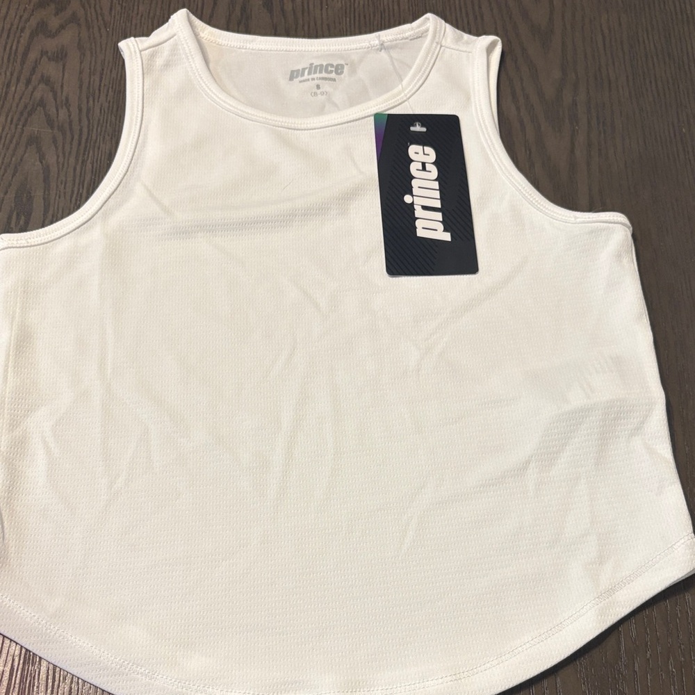 Prince Kids White Tank Top